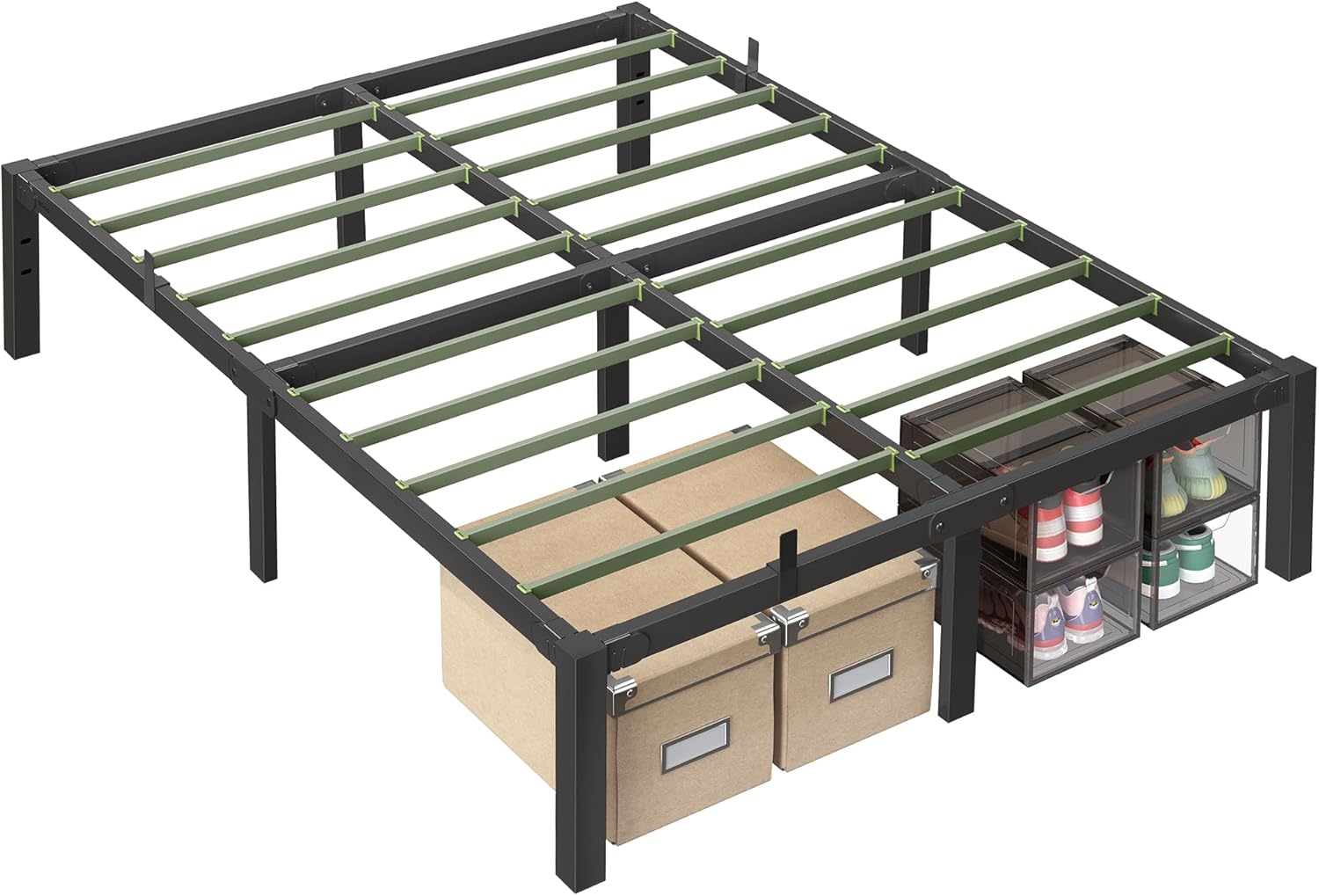 Heavy-Duty Queen Bed Frame