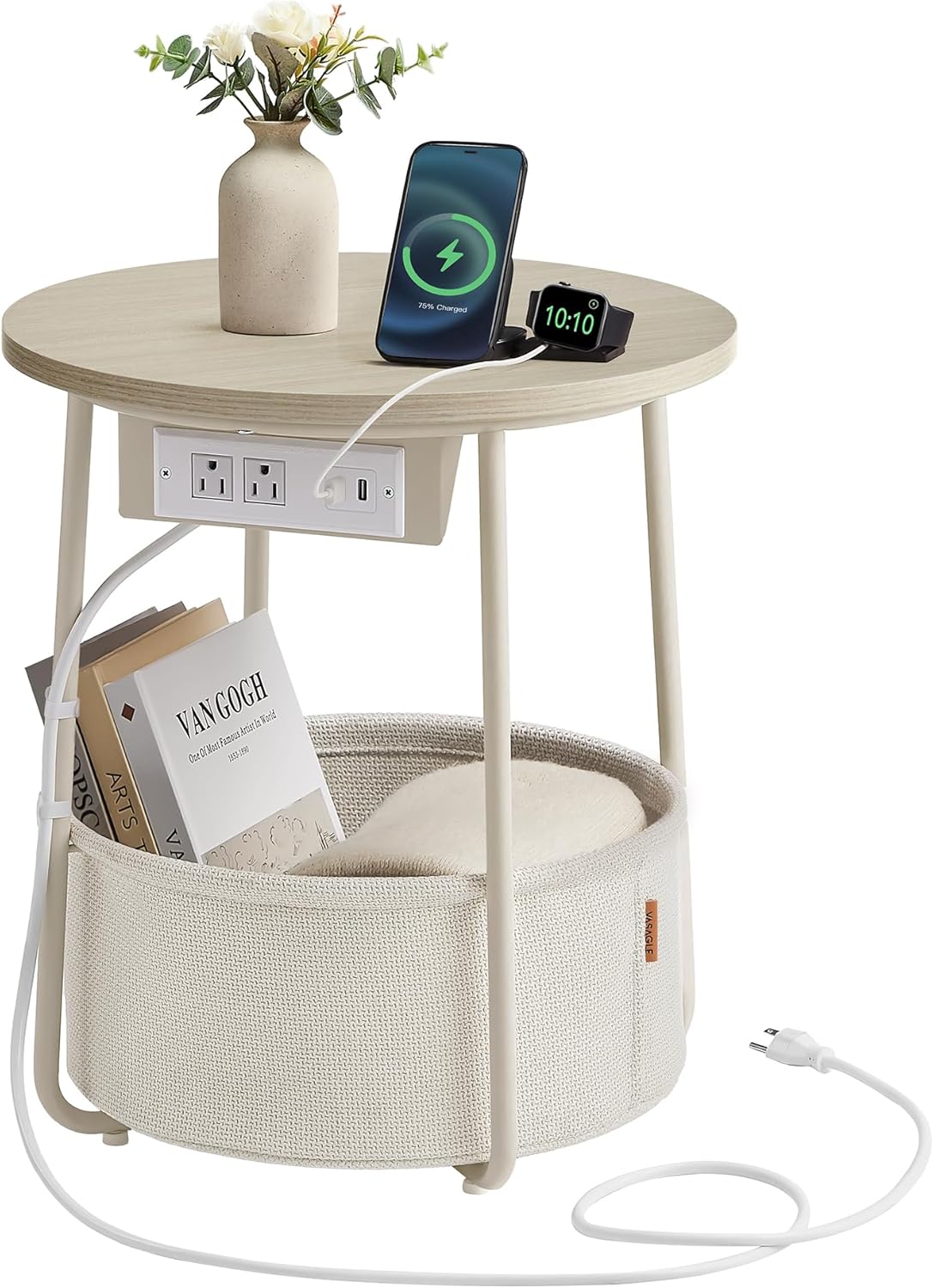 Charging Station End Table