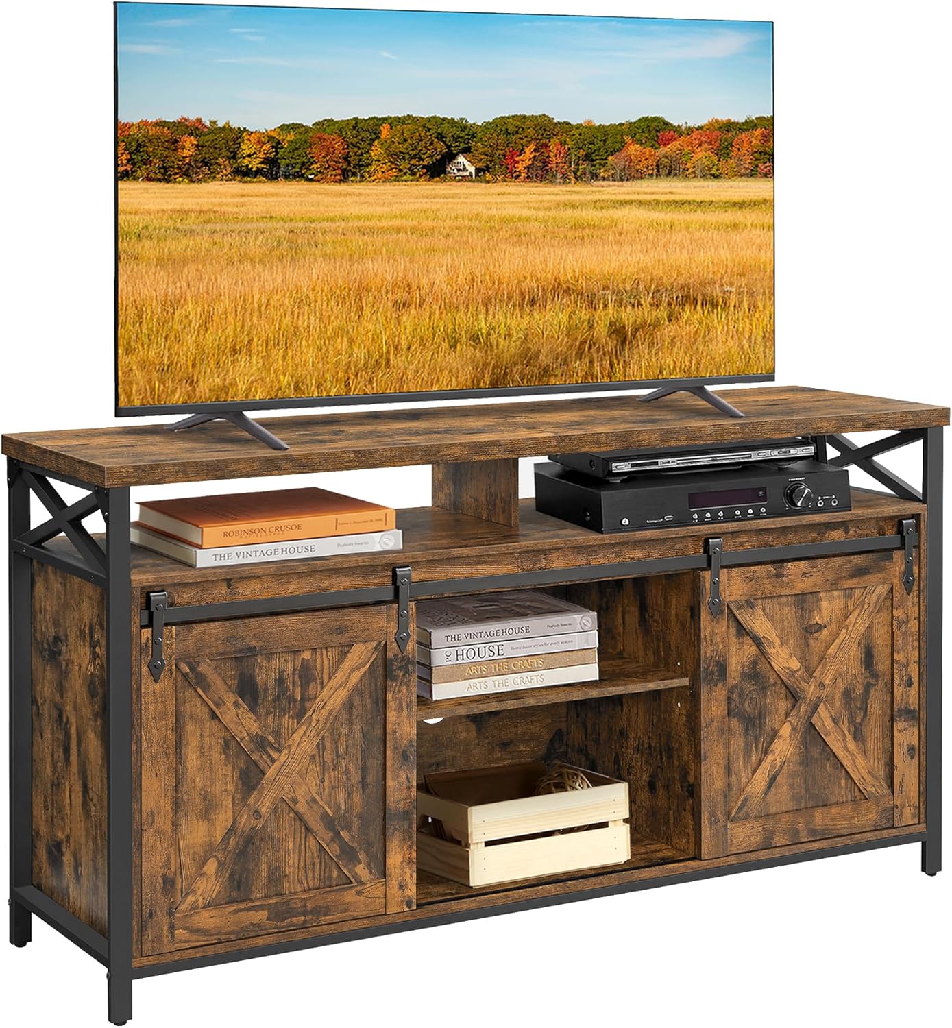 Industrial TV Stand for 65 Inch TV